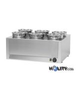 Chauffe-assiettes-Bain-marie-avec-6-récipients-h11029