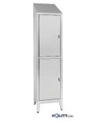 Armoire-vestiaires-en-acier-inoxydable-sale-Propre-2places-h11163