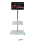 Borne-TV-inclinable-avec-support-décodeur-h12519