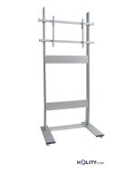 Maxi-borne-TV-à-hauteur-fixe-avec-pieds-dappui-h12524