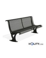 Banc-en-métal-avec-dossier-h14006