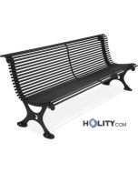 banc-en-métal-avec-dossier-h140188