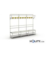 banc-de-vestiaire-avec-étagère-de-2,5m-h140200