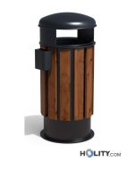 corbeille-pour-la-récolte-des-déchets-en-bois-h140285