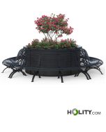 jardinière-avec-assise-en-métal-h140-452