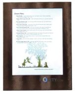 Porte-menus LED A4 modèle simple h14803 