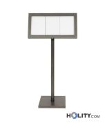 Tableau d'affichage LED 3A4 en acier revêtu h14812 