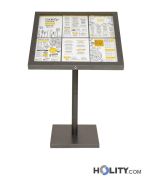 Tableau d'affichage LED 6A4 en acier revêtu h14813