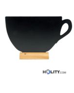 Tableau de table en forme de tasse h14824