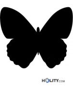 Tableau adhésif en forme de papillon h14841 