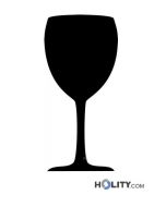 Tableau adhésif en forme de verre h14853