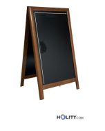 Tableau sur pied double face en bois h14860 