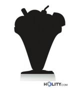 Tableau de table en aluminium glace h14874