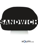 Tableau de table en aluminium sandwich h14876