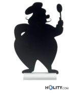 Tableau de table en aluminium chef h14882