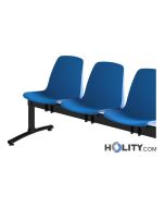 banc-4 places-en-copolymère-de-polypropylène-ininflammable-h15916