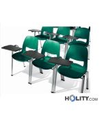 chaise-de-conférence-ignifuge-avec-rabat-h15974