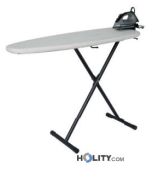Table-à-repasser-pliante-avec-fer-à-vapeur-h16434