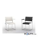 chaise-de-salle-de-réunions-ignifuge-avec-rabat-h17727