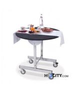 chariot-pour-petit-déjeuner-avec-support-rabattable-h2265