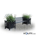 banc-pour-aménagement-urbain-avec-jardinière-h287-150