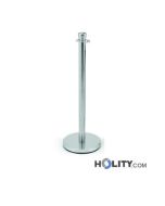 Poteau-de-délimitation-de-passage-en-acier-inox-satiné-h31137
