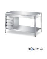 table-en-inox-avec-1-étagère-inférieure-et-4-tiroirs-h314_85