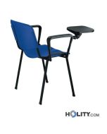 chaise-pour-salle-de-réunion-avec-accoudoir-et-tablette-h34411