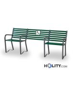 banc-pour-aménagement-urbain-avec-place-handicapé-h350-134