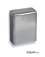 Poubelle de salle de bain  6 lt en acier inox h4041