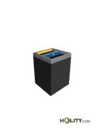 Contenitore per la raccolta differenziata 2 scomparti h424_135