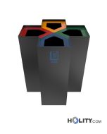 corbeille-de-tri-sélectif-pour-centres-commerciaux-h469-06