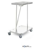 Chariot-en-acier-inoxydable-2-places-roues-antistatiques-h492_33