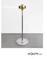 poteau-de-guidage-chromé-brillant-h635-08