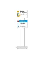 Totem pubblicitario a due montanti h738_209