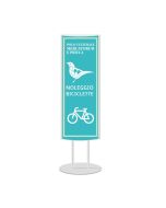 Totem pubblicitario con due montanti h738_210
