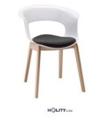 Chaise design avec coussin h74195