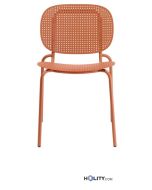 Chaise de restaurant Scab pour l'intérieur et l'extérieur h74_400