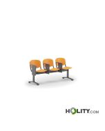 Banc de salle d'attente 3 places h776_88