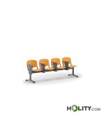Banc de salle d'attente 4 places h776_89