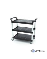 Chariot de service avec 3 plateaux h83334
