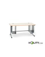 Banc scolaire pour salle informatique biplace h908_214