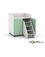 meuble-a-langer-avec-escalier-escamotable-pour-creche-h979-02