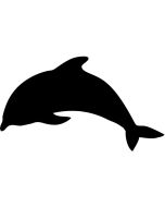 Tableau adhésif en forme de dauphin h 14843 