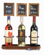 Trois porte-bouteilles avec ardoises h14831