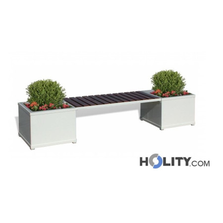 banc-avec-jardinière-en-métal-pour-mobilier-urbain-h140180