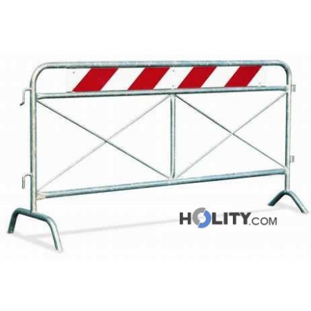 barrière-de-chantier-avec-bande-réflectrice-h14076