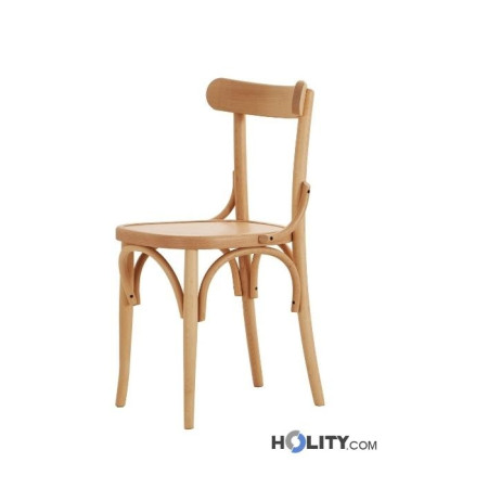 Chaise bistrot en bois de design h20905