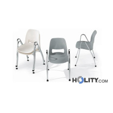 chaise-de-conférence-avec-accoudoirs-chromés-h15976