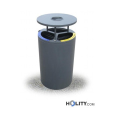 poubelle-de-recyclage-avec-cendrier-h28755